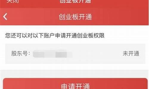 如何快速开通创业板权限(怎么样才能开通创业板交易权限)_https://www.jianghaiboli.com_期货_第1张
