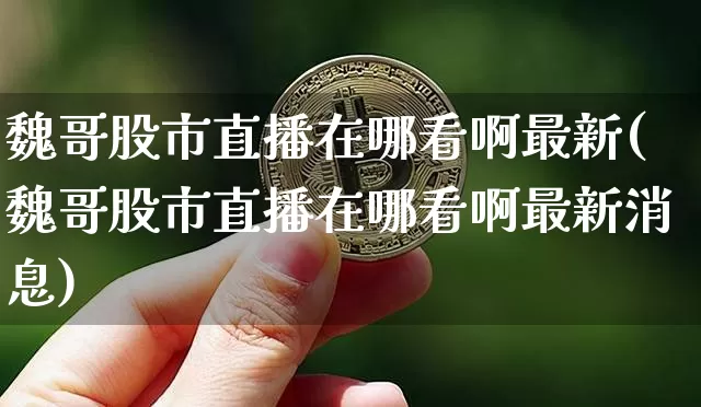 魏哥股市直播在哪看啊最新(魏哥股市直播在哪看啊最新消息)_https://www.jianghaiboli.com_黄金期货_第1张