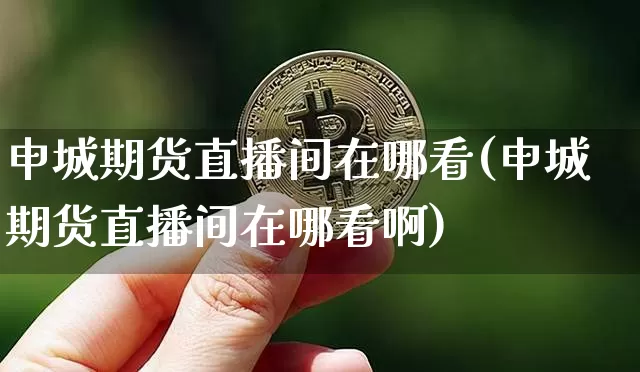 申城期货直播间在哪看(申城期货直播间在哪看啊)_https://www.jianghaiboli.com_期货_第1张