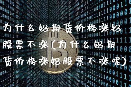 为什么铝期货价格涨铝股票不涨(为什么铝期货价格涨铝股票不涨呢)_https://www.jianghaiboli.com_恒指期货_第1张