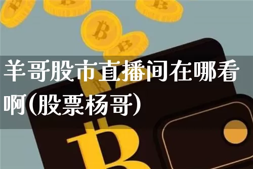羊哥股市直播间在哪看啊(股票杨哥)_https://www.jianghaiboli.com_期货_第1张