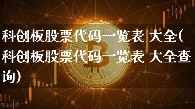 科创板股票代码一览表 大全(科创板股票代码一览表 大全查询)_https://www.jianghaiboli.com_黄金期货_第1张