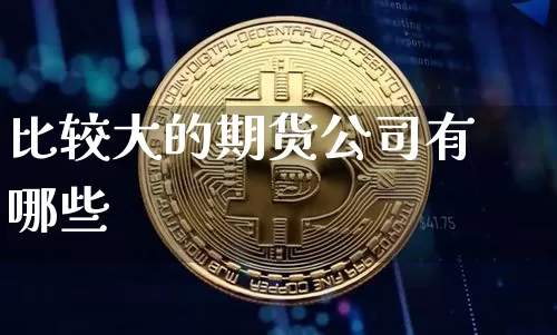 比较大的期货公司有哪些_https://www.jianghaiboli.com_原油期货_第1张