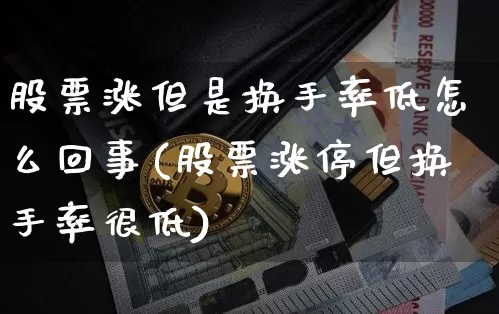股票涨但是换手率低怎么回事(股票涨停但换手率很低)_https://www.jianghaiboli.com_期货_第1张