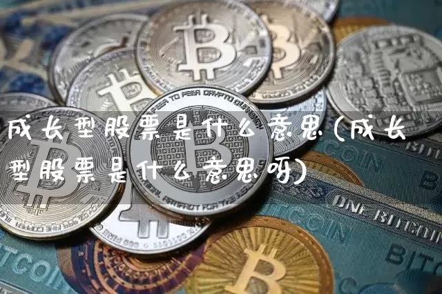 成长型股票是什么意思(成长型股票是什么意思呀)_https://www.jianghaiboli.com_原油期货_第1张